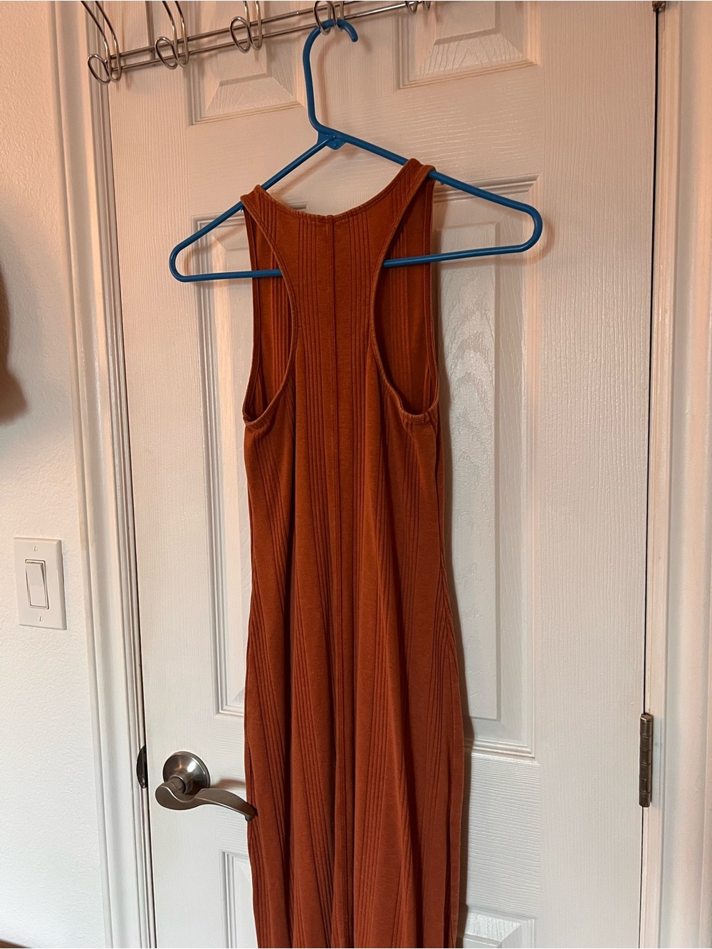 ribbed midi dress